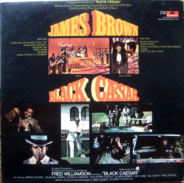 James Brown : Black Caesar (Original Soundtrack) (LP, Album, All)