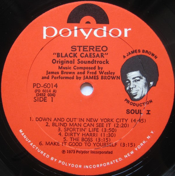 James Brown : Black Caesar (Original Soundtrack) (LP, Album, All)