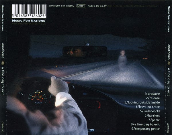 Anathema : A Fine Day To Exit (CD, Album)