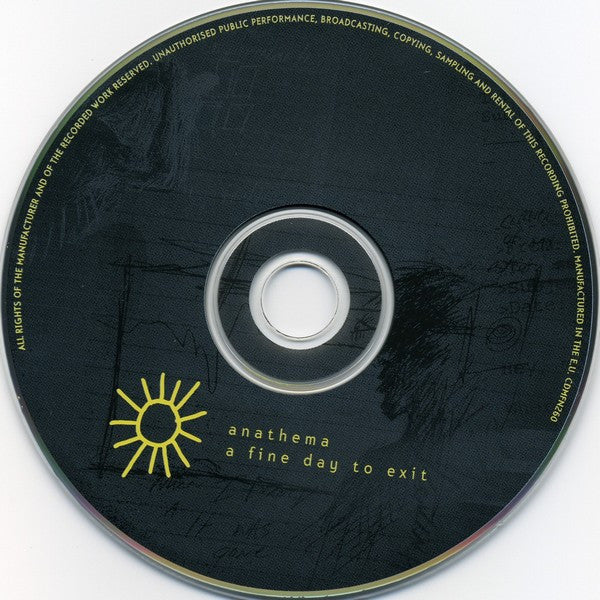Anathema : A Fine Day To Exit (CD, Album)