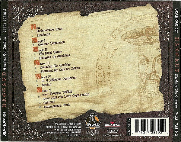 Haggard : Awaking The Centuries (CD, Album)