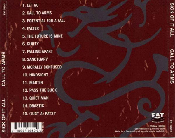 Sick Of It All : Call To Arms (CD, Album)