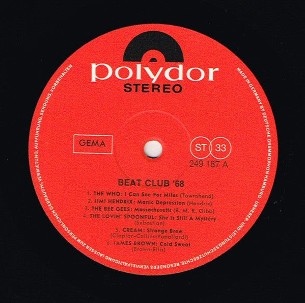 Various : Beat Club '68 (LP, Comp)
