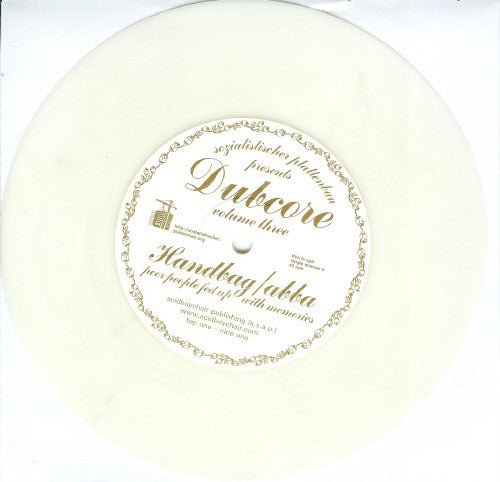 Handbag/Abba / Dev79 : Dubcore Volume Three (7", Ltd, Num, Whi)