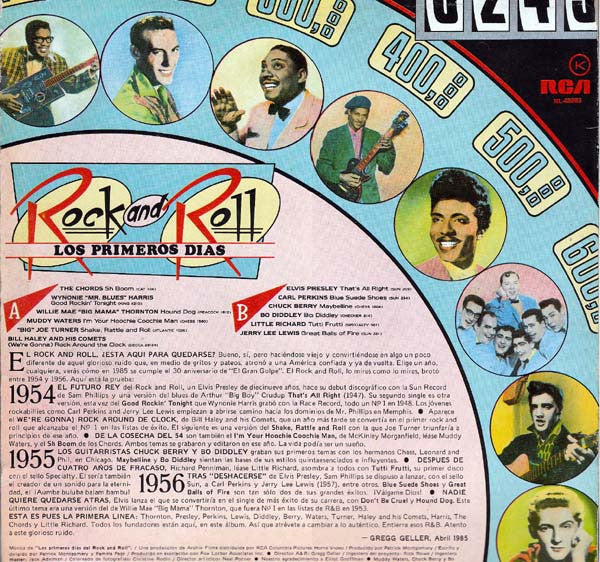 Various : Rock & Roll: Los Primeros Dias (LP, Comp)