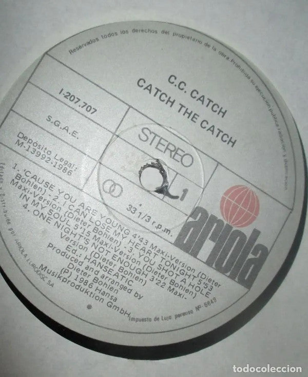 C.C. Catch : Catch The Catch (LP, Album)