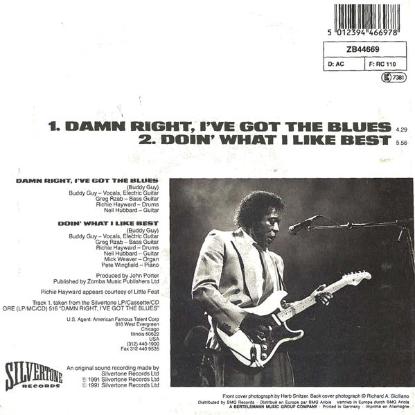 Buddy Guy : Damn Right, I've Got The Blues (7", Single)