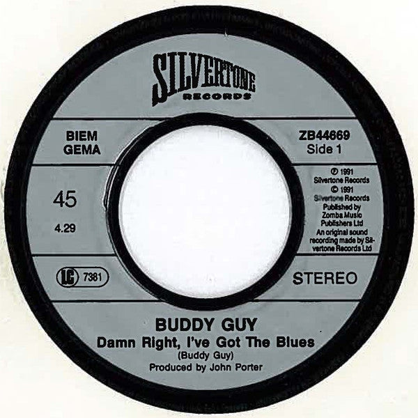 Buddy Guy : Damn Right, I've Got The Blues (7", Single)
