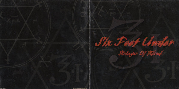 Six Feet Under : Bringer Of Blood (CD, Album, Ltd, Dig)