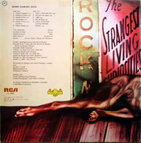Bowie* : Diamond Dogs (LP, Album, RE)