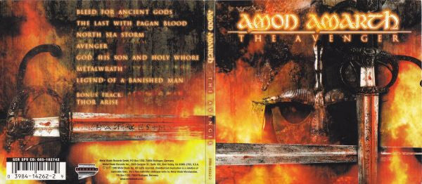Amon Amarth : The Avenger (CD, Album, Dig)