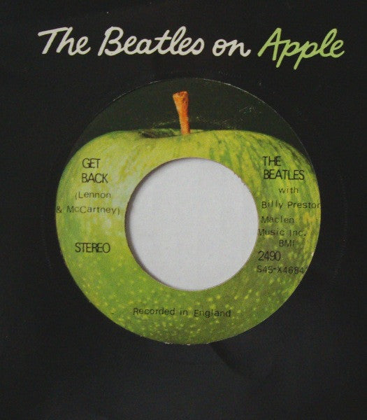 The Beatles With Billy Preston : Get Back (7", Single)