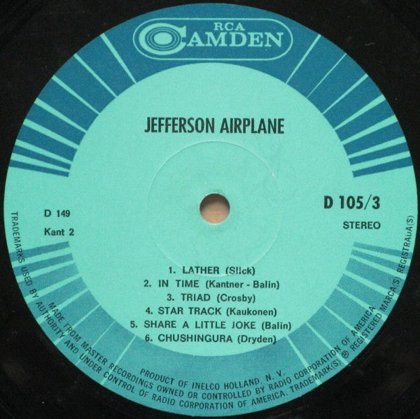 Jefferson Airplane : Jefferson Airplane (LP, Comp)