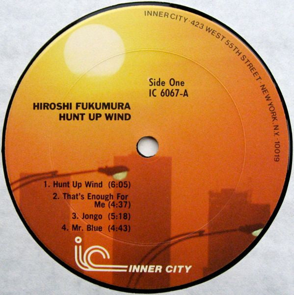 Hiroshi Fukumura With Sadao Watanabe : Hunt Up Wind (LP, Album)