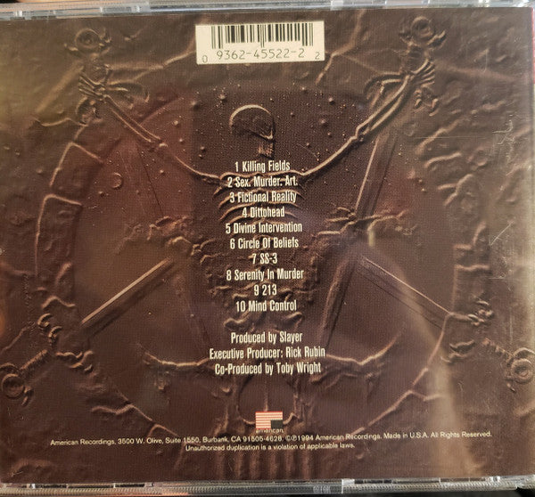 Slayer : Divine Intervention (CD, Album)