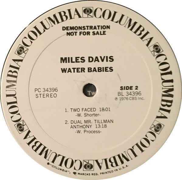 Miles Davis : Water Babies (LP, Album, Promo)