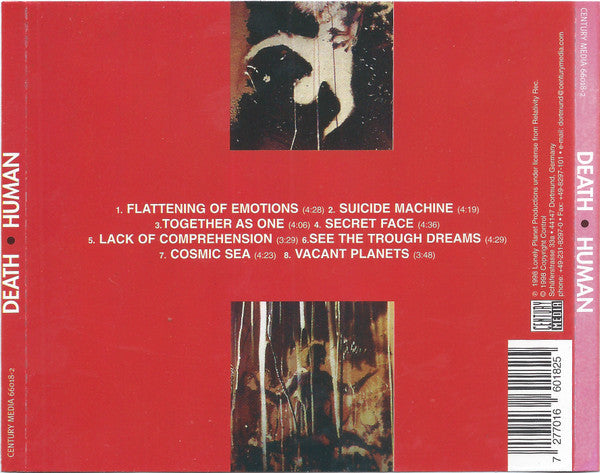 Death (2) : Human (CD, Album, RE)
