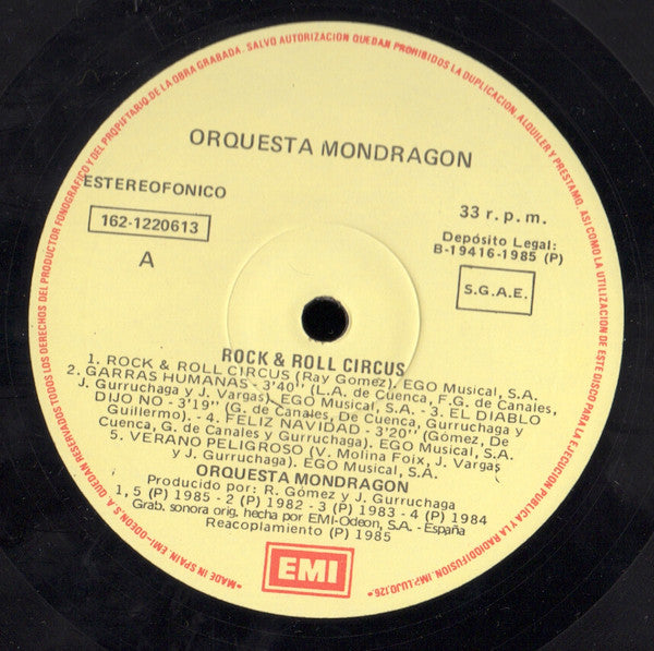 Orquesta Mondragón : Rock & Roll Circus (2xLP, Album)