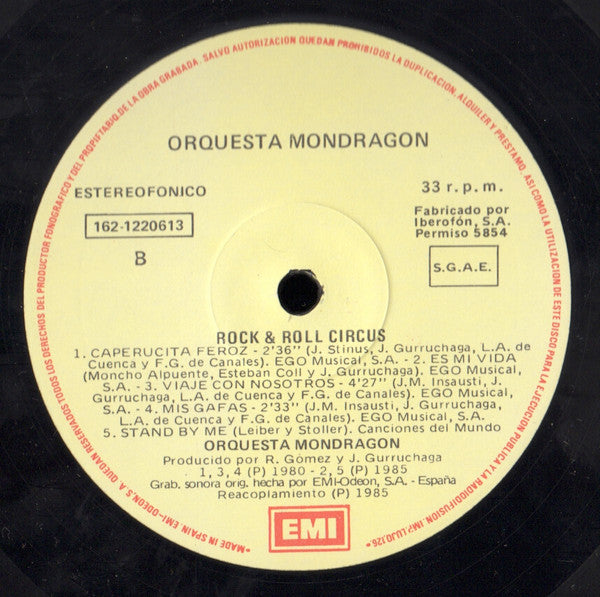 Orquesta Mondragón : Rock & Roll Circus (2xLP, Album)