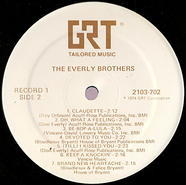 The Everly Brothers* : Everly Brothers (2xLP, Comp)