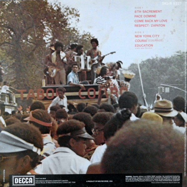 Tabou Combo : 8th Sacrement (LP, Album, RP)