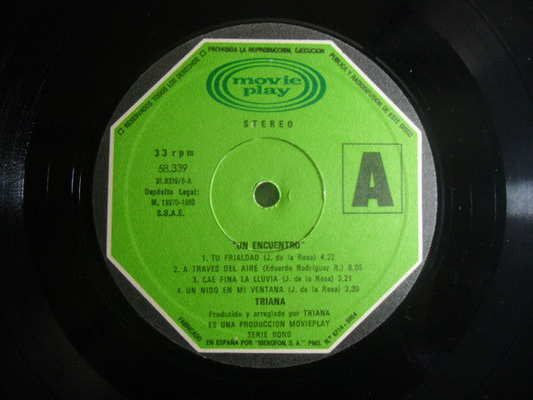 Triana (2) : Un Encuentro (LP, Album, Club, S/Edition)