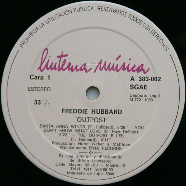 Freddie Hubbard : Outpost (LP)