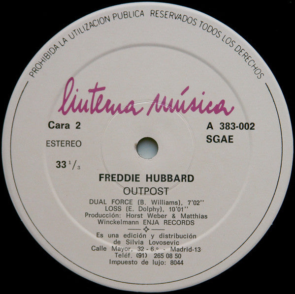 Freddie Hubbard : Outpost (LP)