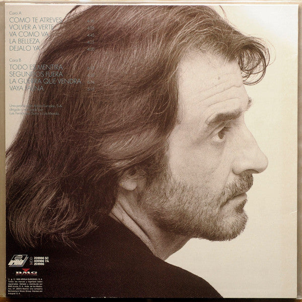 Luis Eduardo Aute : Segundos Fuera (LP, Album)