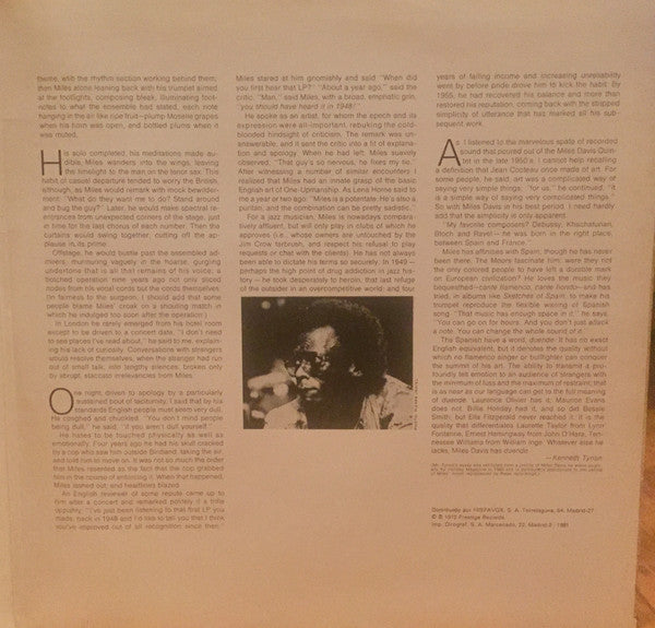 Miles Davis : Tallest Trees (2xLP, Comp, RM, Gat)