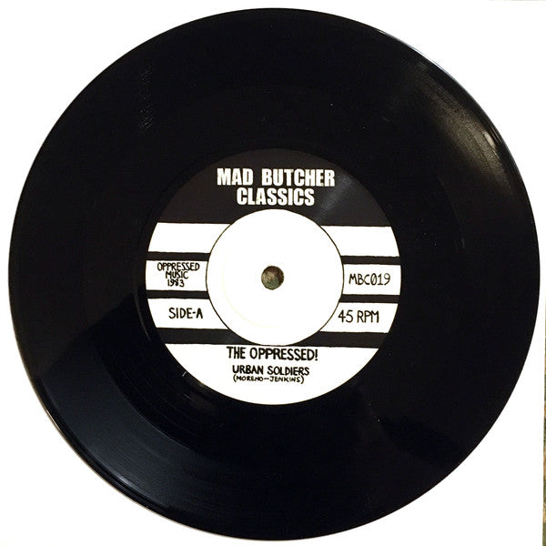 The Oppressed : Never Say Die E.P. (7", EP, RE)