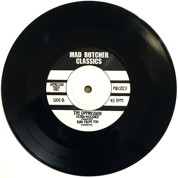 The Oppressed : Never Say Die E.P. (7", EP, RE)
