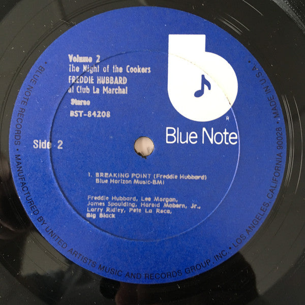 Freddie Hubbard : The Night Of The Cookers - Live At Club La Marchal - Volume 2 (LP, Album, RE)