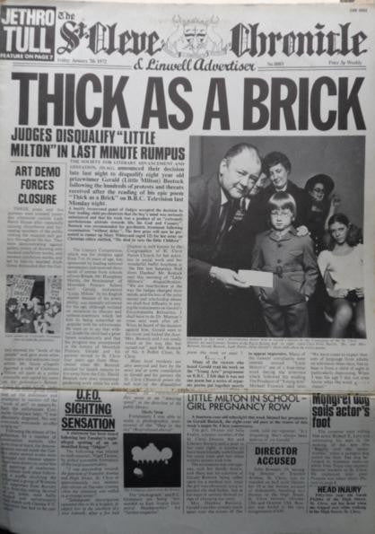 Jethro Tull : Thick As A Brick (LP, Album)