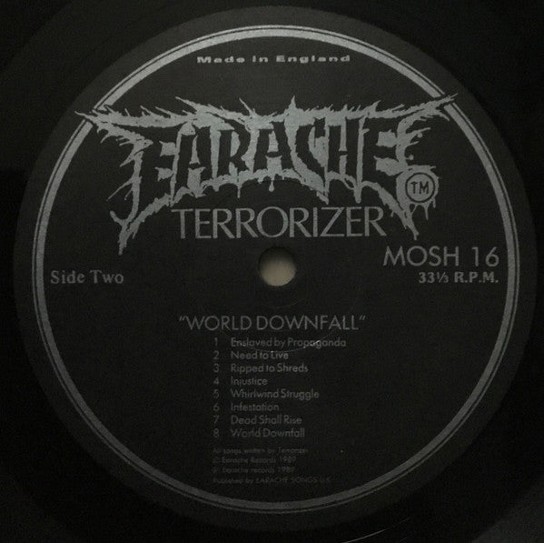 Terrorizer : World Downfall (LP, Album, Blu)