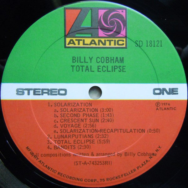 Billy Cobham : Total Eclipse (LP, Album, Ric)