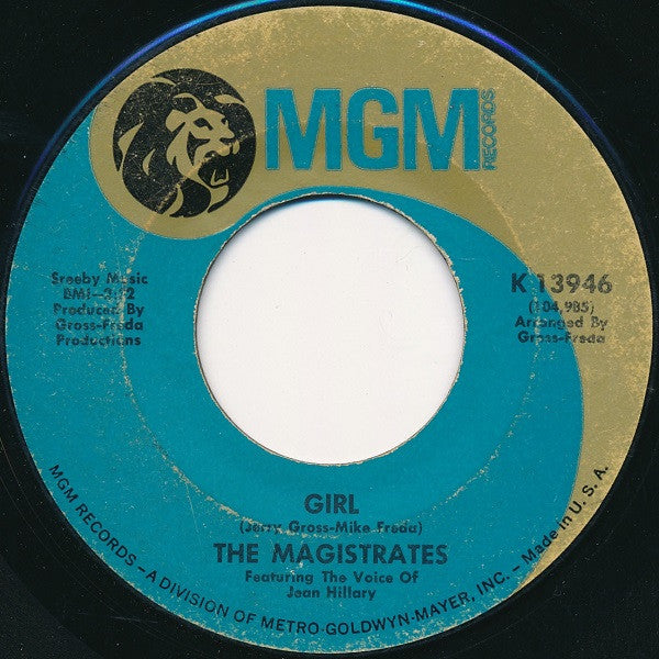 The Magistrates : Here Come The Judge / Girl (7", Single)