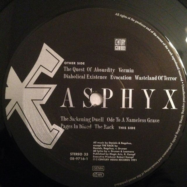 Asphyx (2) : The Rack (LP, Album, Gat)