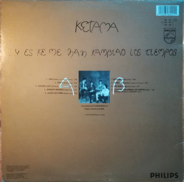 Ketama (2) : ...Y Es Ke Me Han Kambiao Los Tiempos (LP, Album)