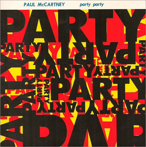 Paul McCartney : Party Party (7", S/Sided, Etch)