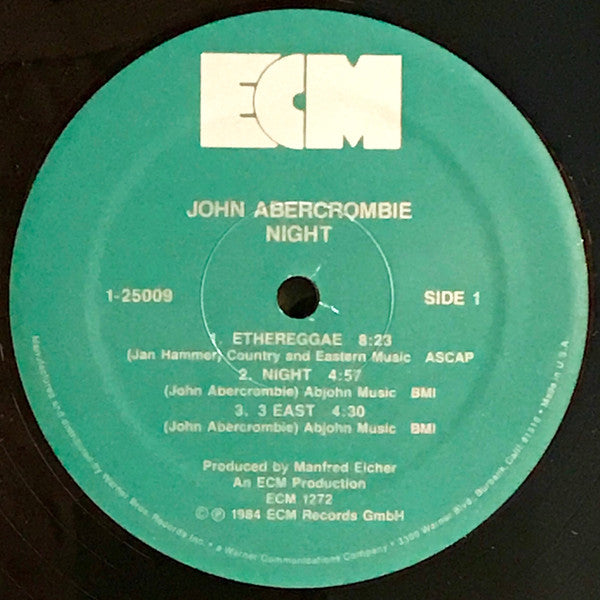 John Abercrombie : Night (LP, Album)