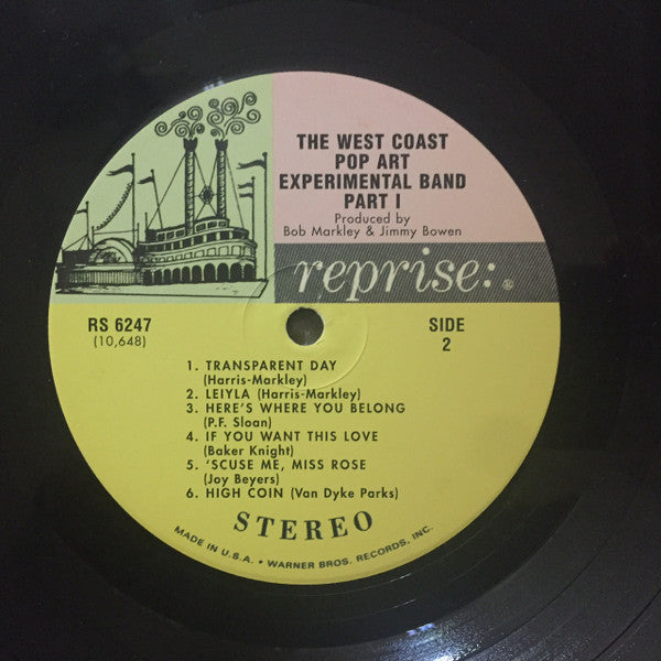 The West Coast Pop Art Experimental Band : Part One (LP, Album, Ltd, RE)