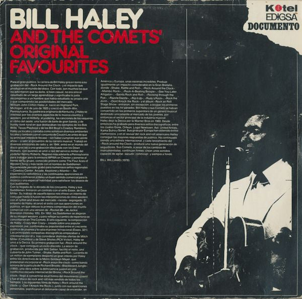 Bill Haley And The Comets'* : Original Favorites (LP, Comp)