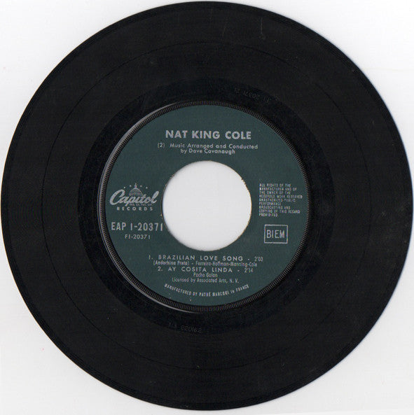 Nat King Cole : Brazilian Love Song (7", EP)