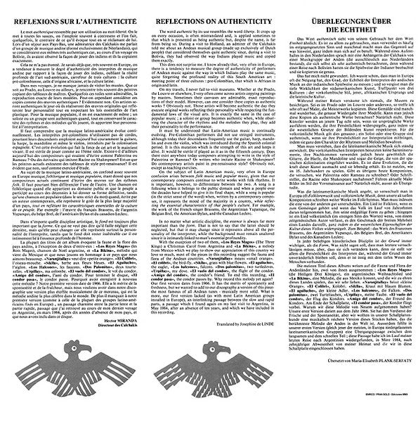 Los Calchakis : Le Vol Du Condor (LP, Album)