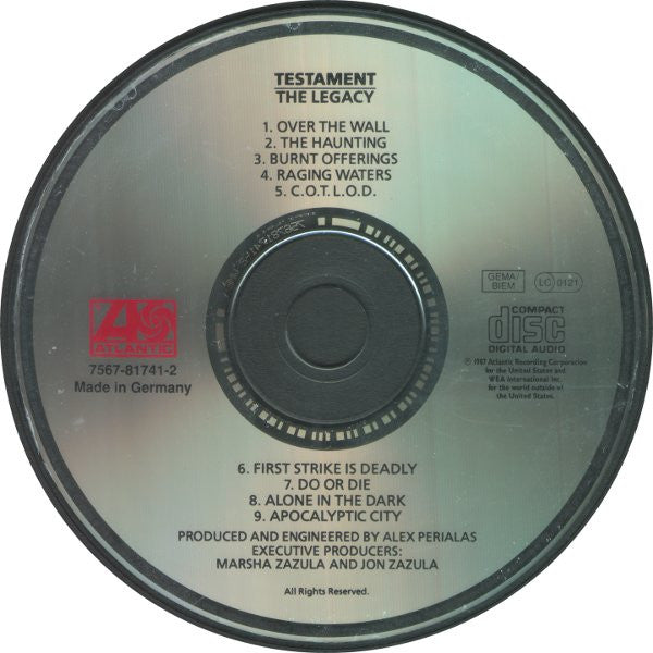 Testament (2) : The Legacy (CD, Album, RP)