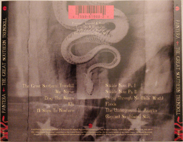 Pantera : The Great Southern Trendkill (CD, Album)