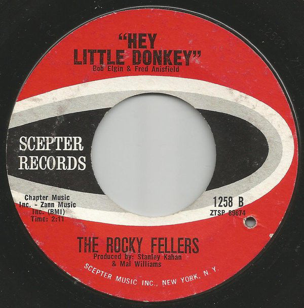 The Rocky Fellers : Ching-A-Ling Baby (7", Single)
