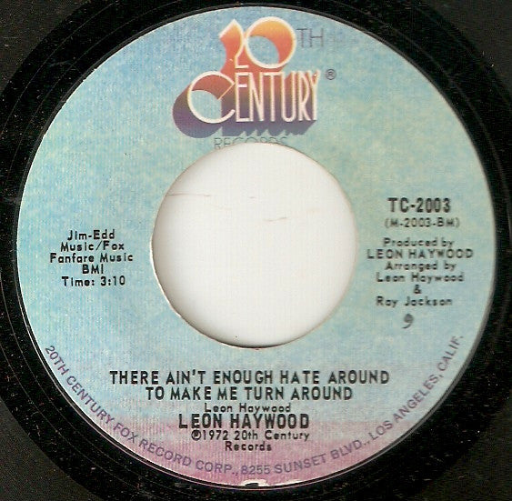 Leon Haywood : One Way Ticket To Love Land (7", Single, Styrene, Ter)