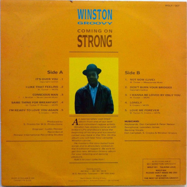 Winston Groovy : Coming On Strong (LP, Album)